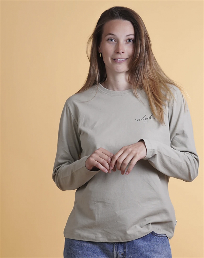 Elsk - Signed Womens Brushed T-shirt - Sand Stone