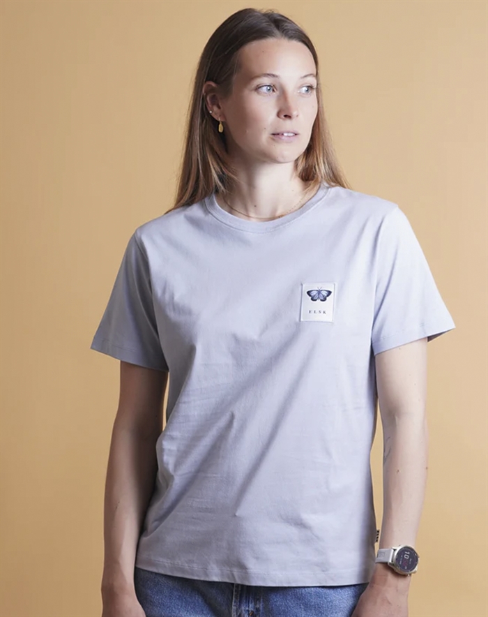 Elsk - Blaafugl Womens Casual T-shirt - Bluesky Blue