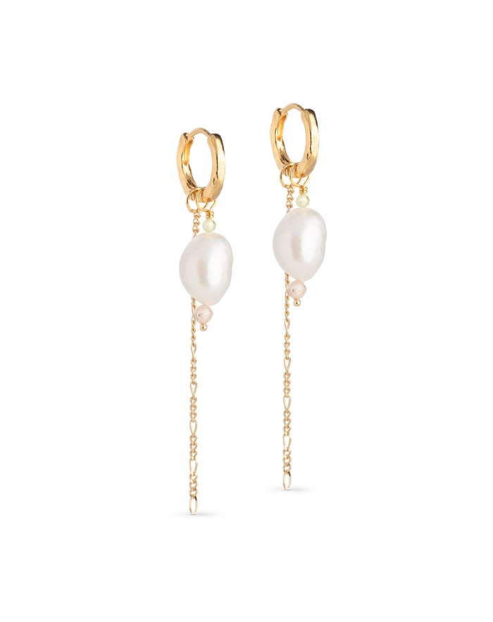 Enamel Copenhagen - Adeline Øreringe - Guldfarvet