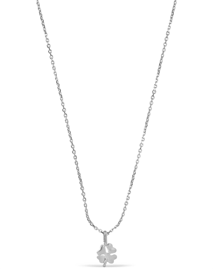Enamel Copenhagen - Fourleaf Clover Halskæde - Sølvfarvet