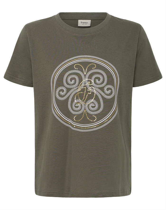 Fransa - FRZary T-Shirt - Grape Leaf