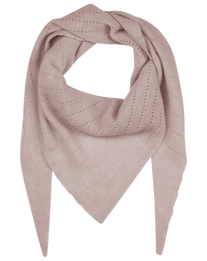 Frau - Doha cashmere Large Tørklæde - Rose Dust