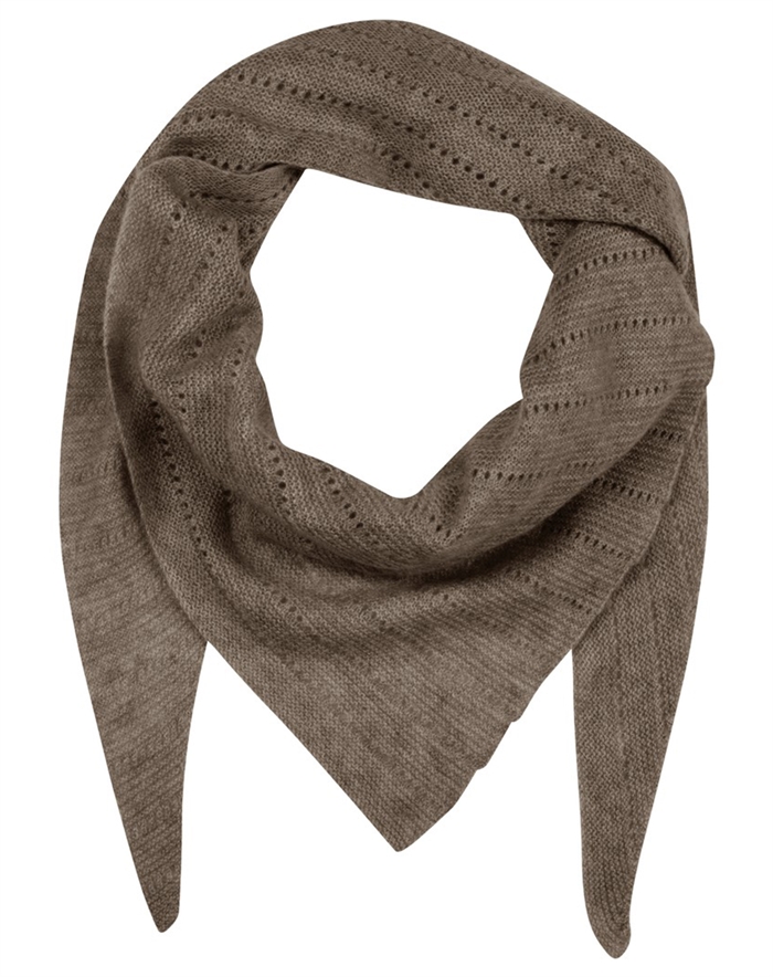 Frau - Doha cashmere Large Tørklæde - Undyed