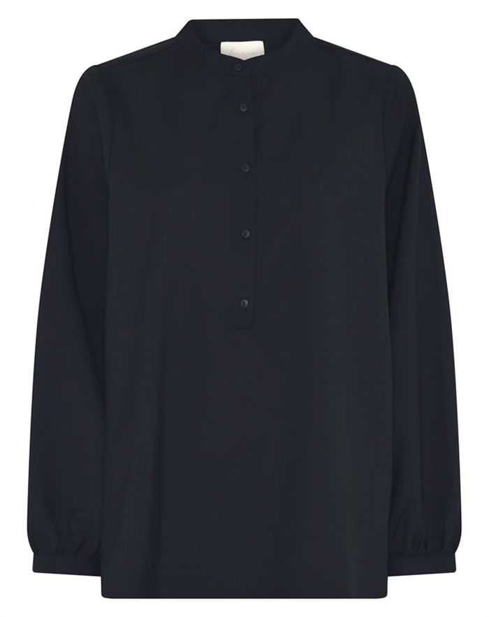 Frau - Madrid Wool Skjorte - Dark Navy