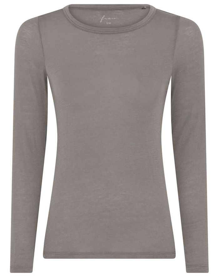 Frau - Lucca Cashmere Langærmet Top - Fallen Rock