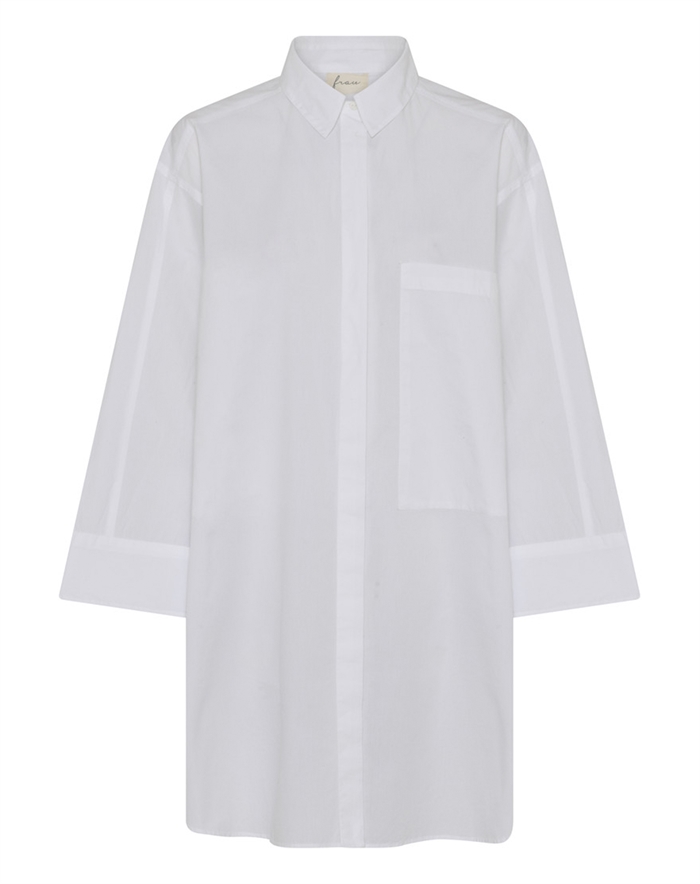 Frau - Lyon Long Skjorte - Bright White