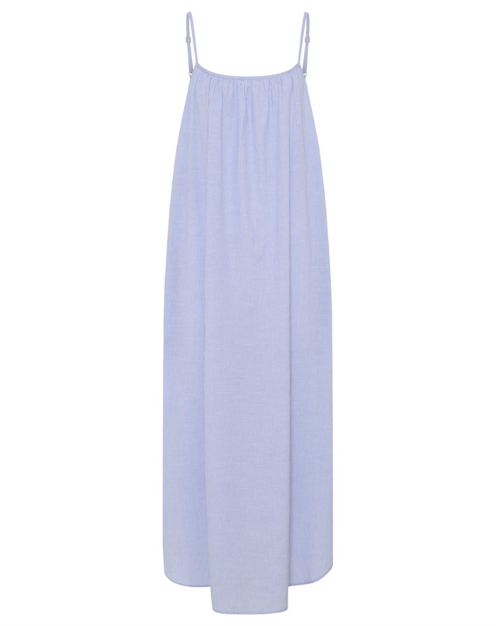 Frau - Vancouver Long Kjole - Baby Lavender Stripe