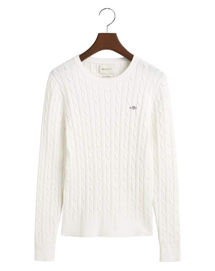 Gant - Cable C-Neck Strik