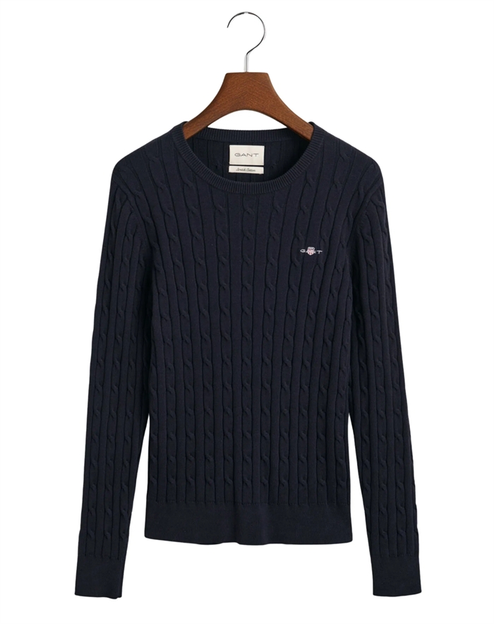 Gant - Cable C-Neck Strik