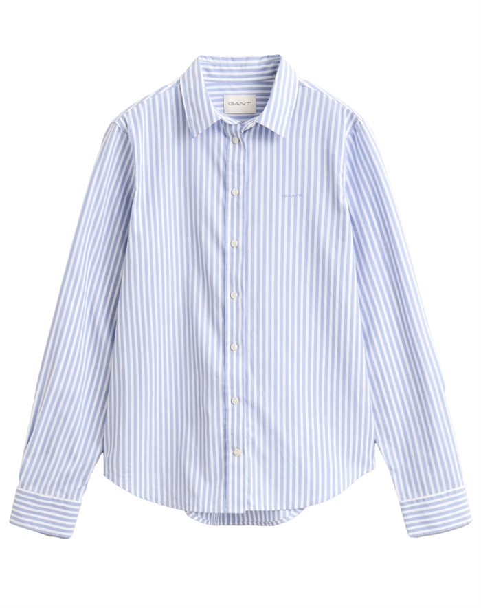 Gant - Classic Striped Skjorte - Misty Lavender 