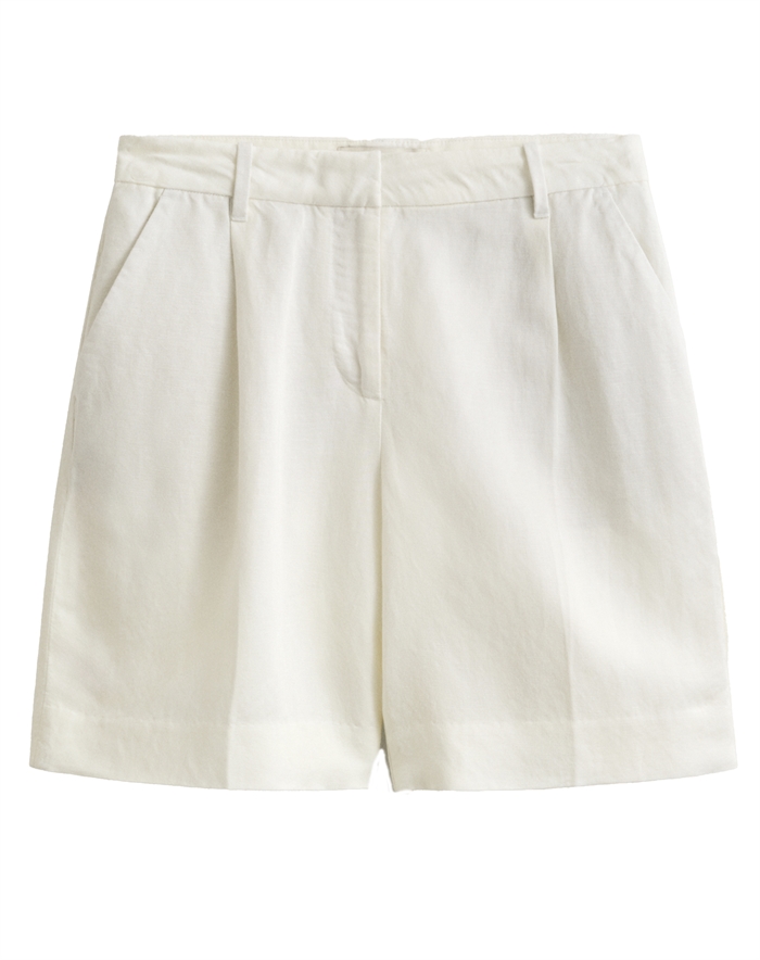 Gant - Linen Blend Shorts - Eggshell