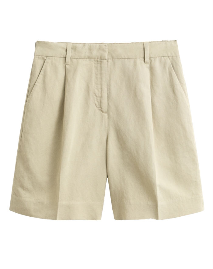 Gant - Linen Blend Shorts - Oat Beige
