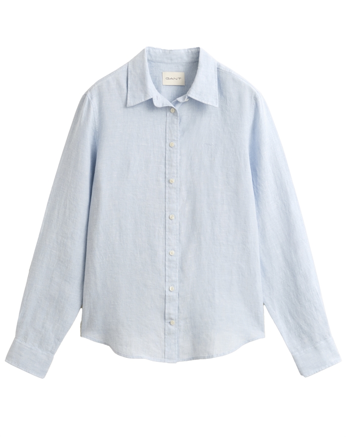 Gant - Linen Skjorte - Light Blue