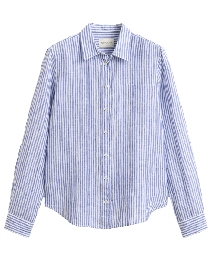 Gant - Linen Skjorte - Royal Blue