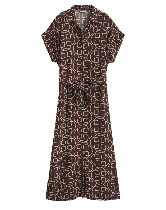 Gant - Monogram Kjole - Fresh Soil 