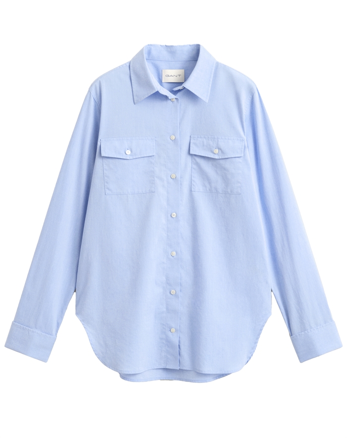 Gant - Reg French Cuff Skjorte - Misty Lavender