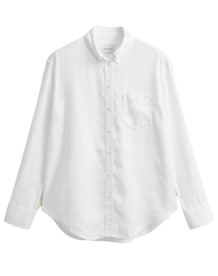 Gant - Rel Indigo Skjorte - White