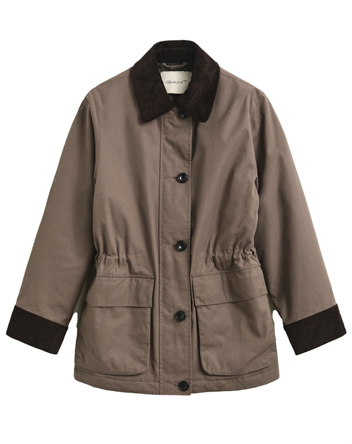Gant - Waxed Barn Jakke - Faded Taupe 