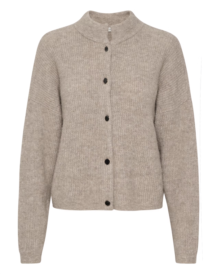 Gestuz - Alpha GZ Cardigan - Warm Sand Melange