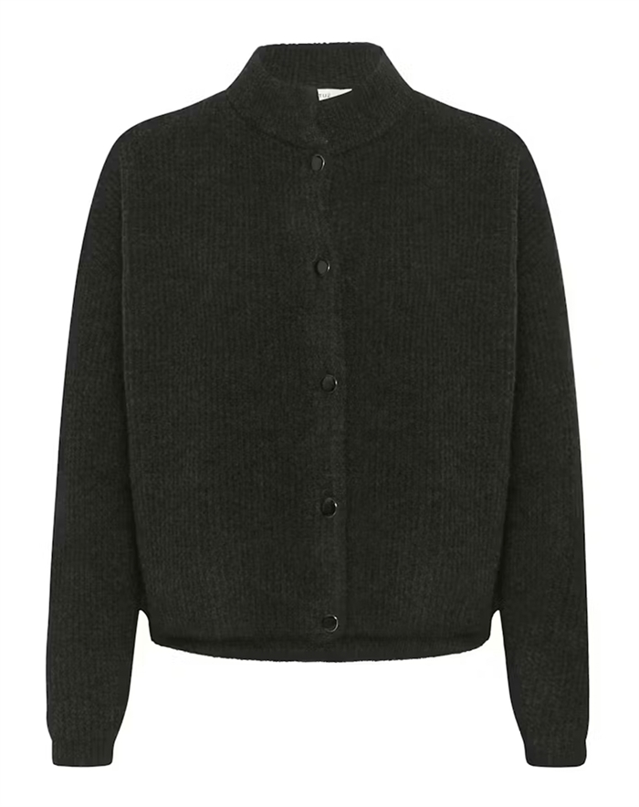Gestuz - AlphaGZ Short Cardigan - Rosin Melange
