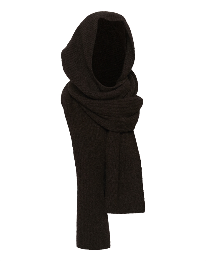 Gestuz - GZAlpha Hoodscarf - Ganache