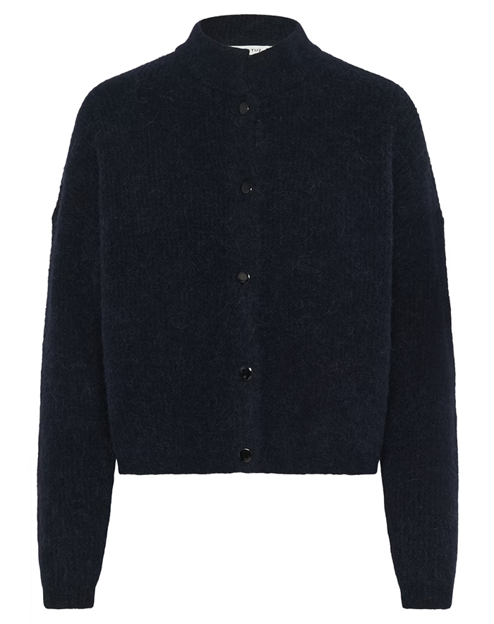 Gestuz - GZAlpha Short Cardigan - Skycaptain Mélange