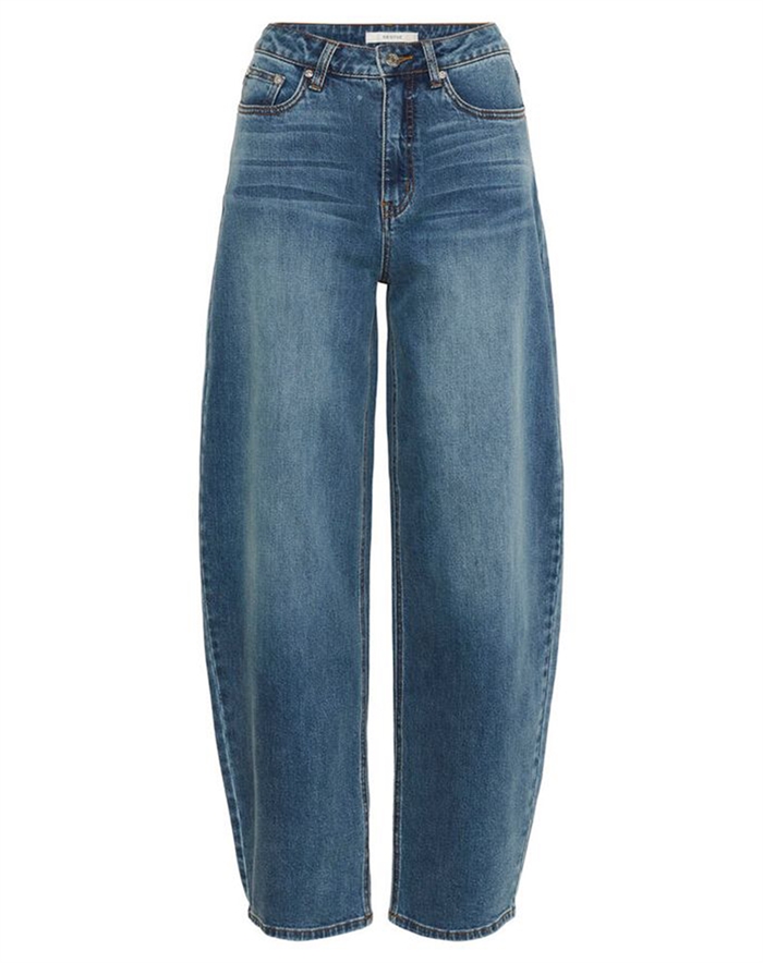 Gestuz - GZviva HW Baggy Jeans - Vintage Blue