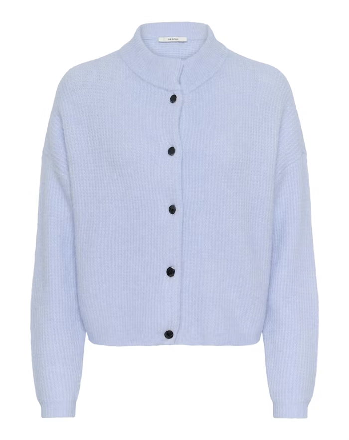 Gestuz - AlphaGZ Short Cardigan - Centaurea Mélange