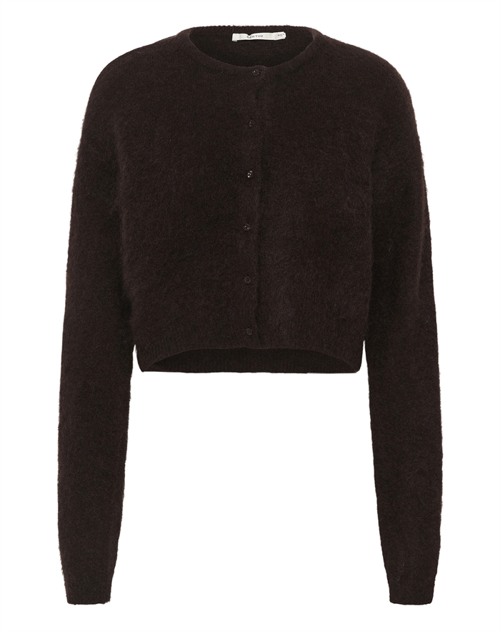 Gestuz - GZDebbie Cardigan Strik - Ganache Melange