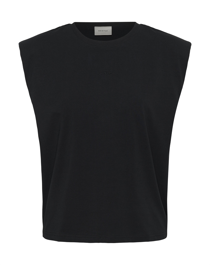 Gestuz - GZKathrin Muscle T-Shirt - Black 