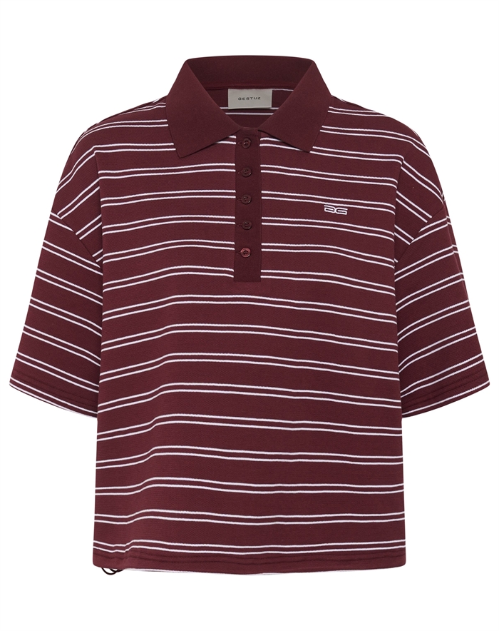 Gestuz - GZPilova Polo - Cabernet Striped 