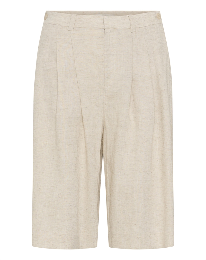 Gestuz - GZRiava Shorts - Light Sand Melange 