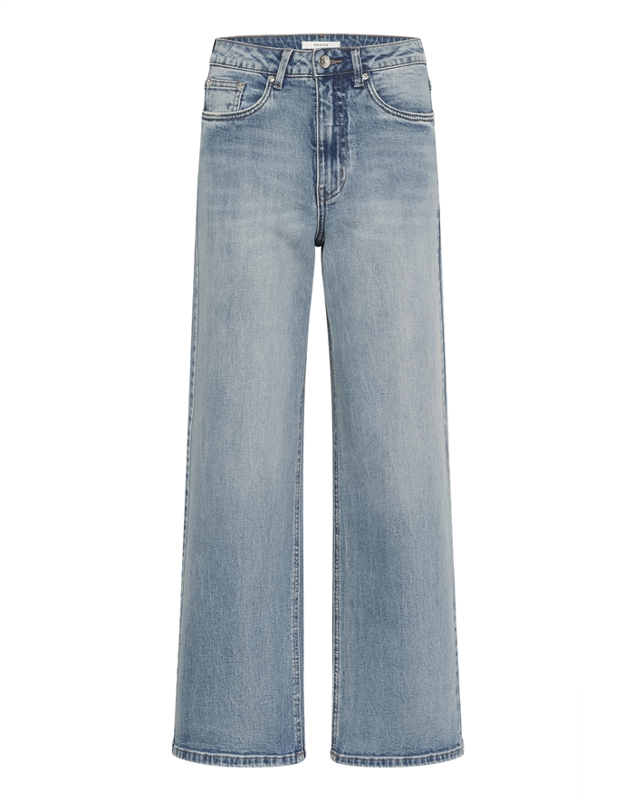 Gestuz - GZZolani HW Wide Jeans - Washed Blue