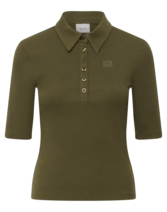 Gestuz - GZDrew Polo Top - Military Olive