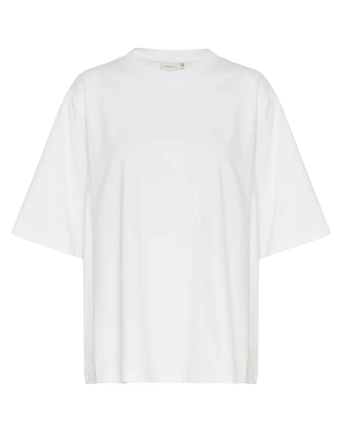 Gestuz - GZSimma Emb T-shirt - Bright White