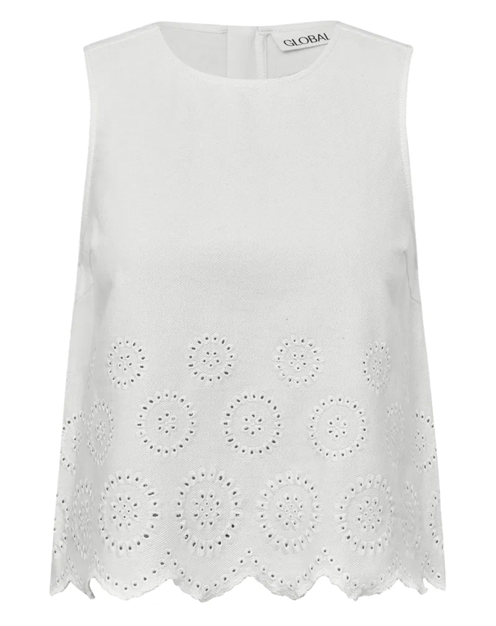 Rihne Scallop Top - Global F