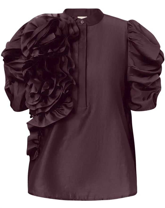 Gossia - AnnsofiGo Bluse - Bourgogne