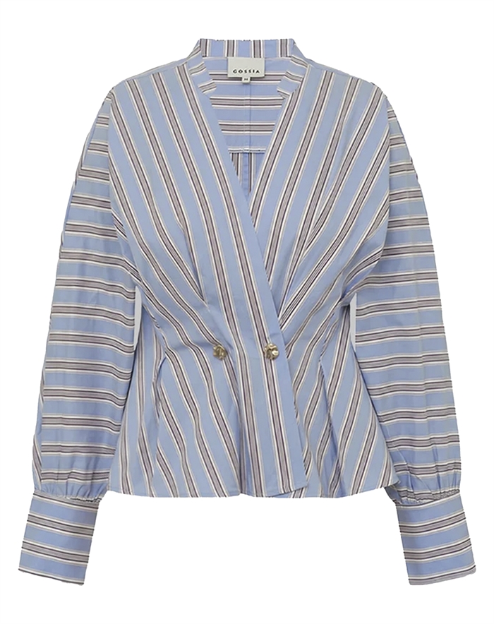 Gossia - Miego Bluse - Brown Stripes