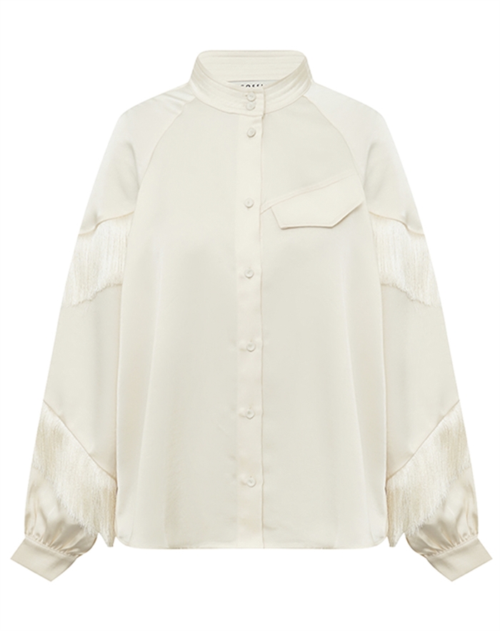 Gossia - WikoGO Bluse - Creme