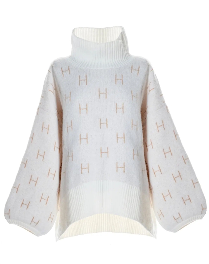 Hést - Fam Sweater Short - White