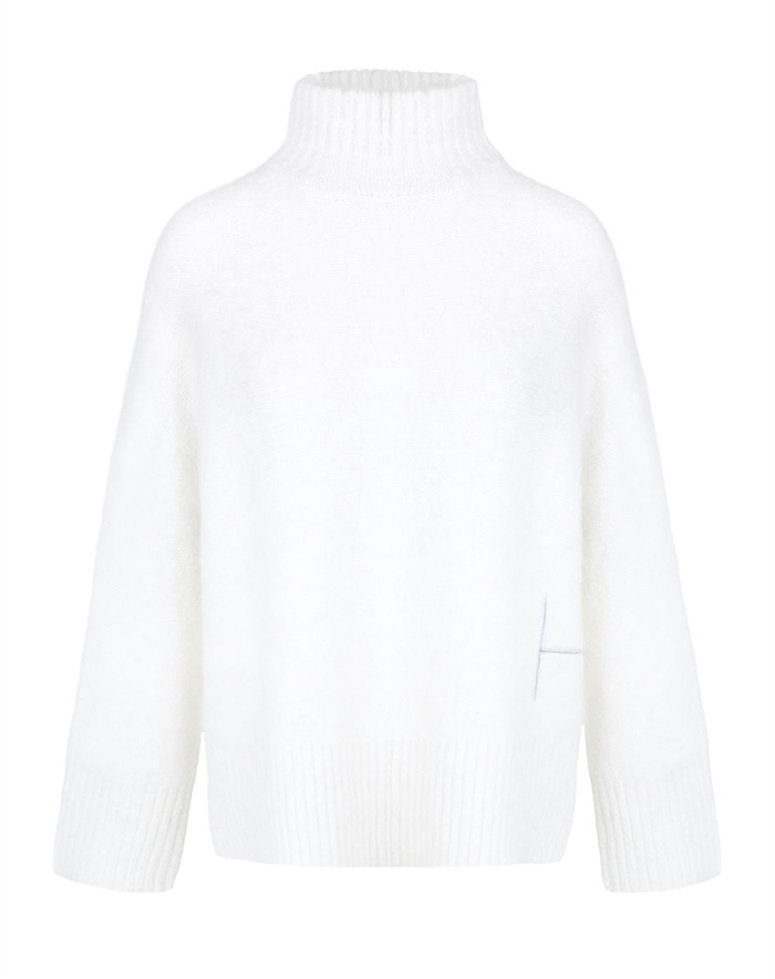 Hést - Noelle Sweater - White Alyssum 