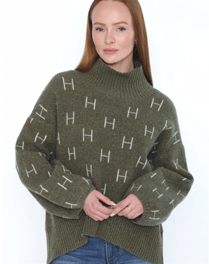 Hést - Fam Short Strik - Winter Moss