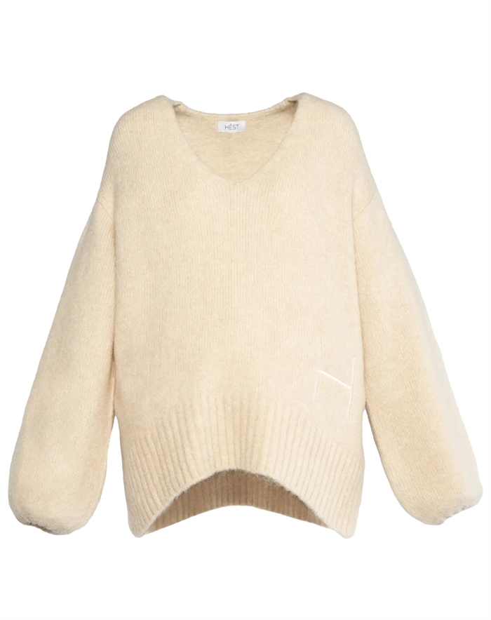 Sofie V-Neck Strik - HÉST