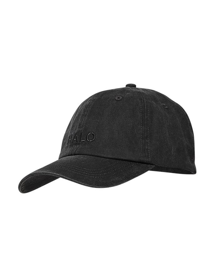 Halo - Washed Canvas Cap - Raven