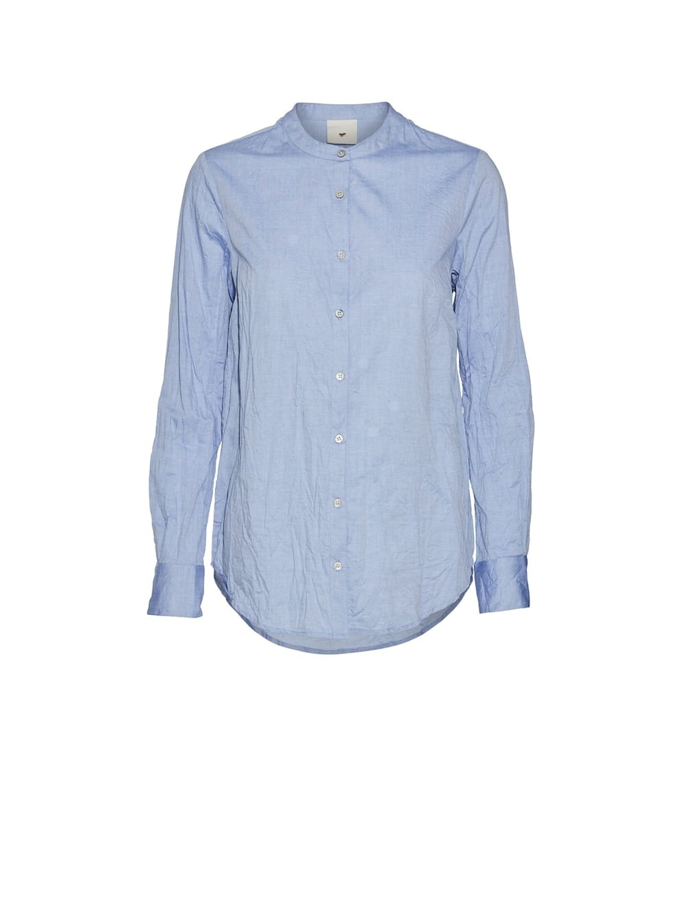 designer bund Bløde Maple Skjorte Light Blue - Shop Heartmade Nyheder Her