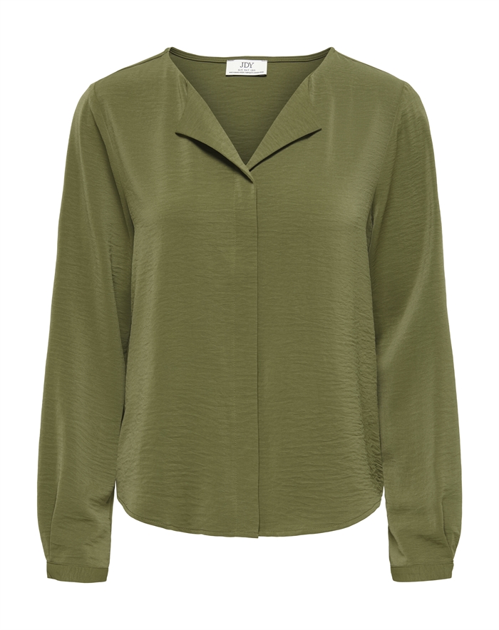 JDY - JDYAya Collar Skjorte - Dark Olive 