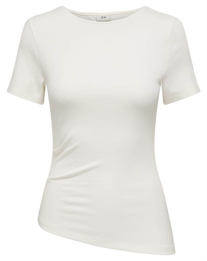 JDY - JDYCatie Assymetric Top - Cloud Dancer