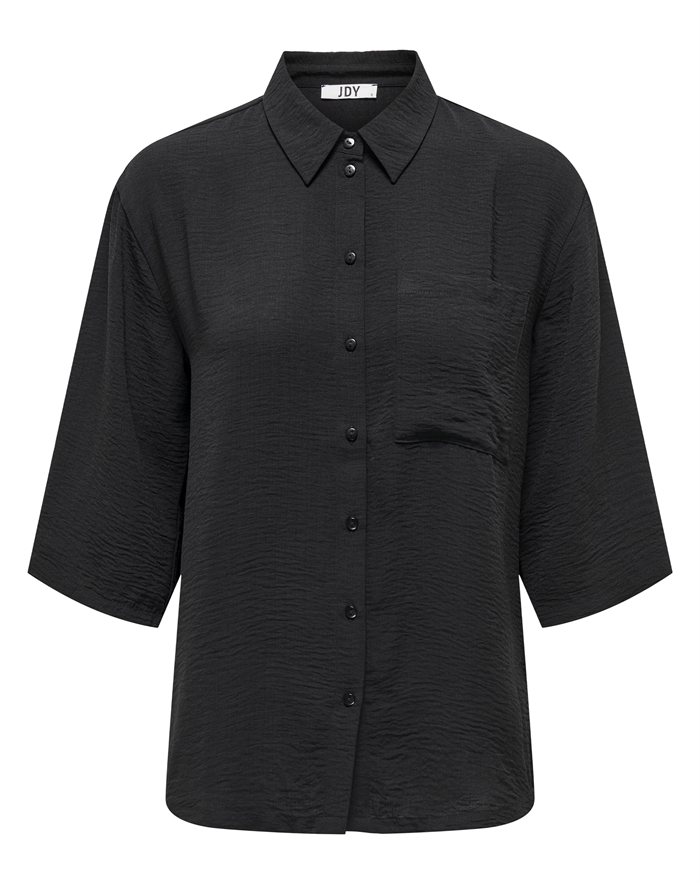 JDY - JDYDivya Life Loose Skjorte - Black 