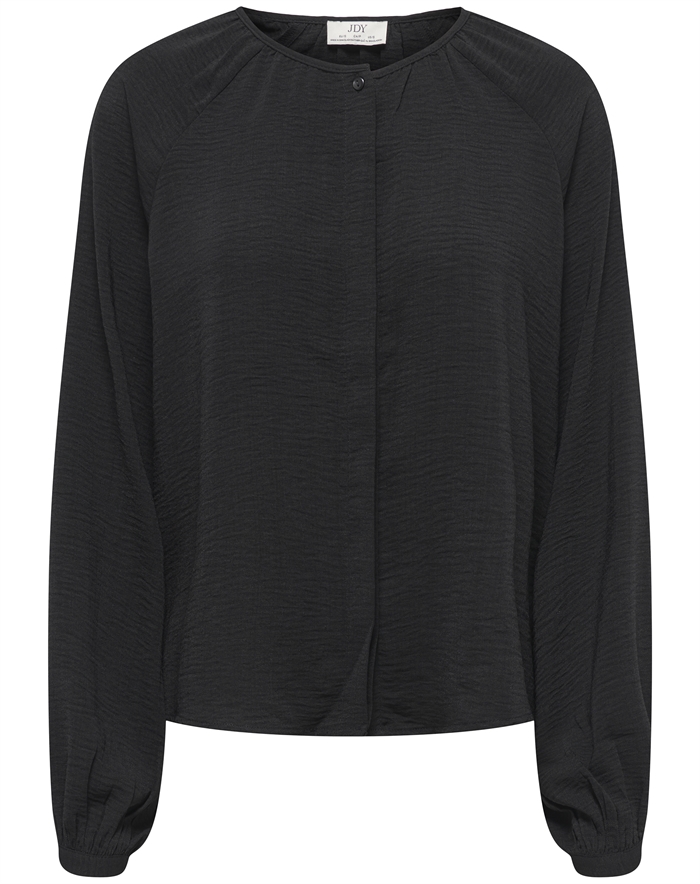 JDY - JDYDivya Life O-Neck Bluse - Black