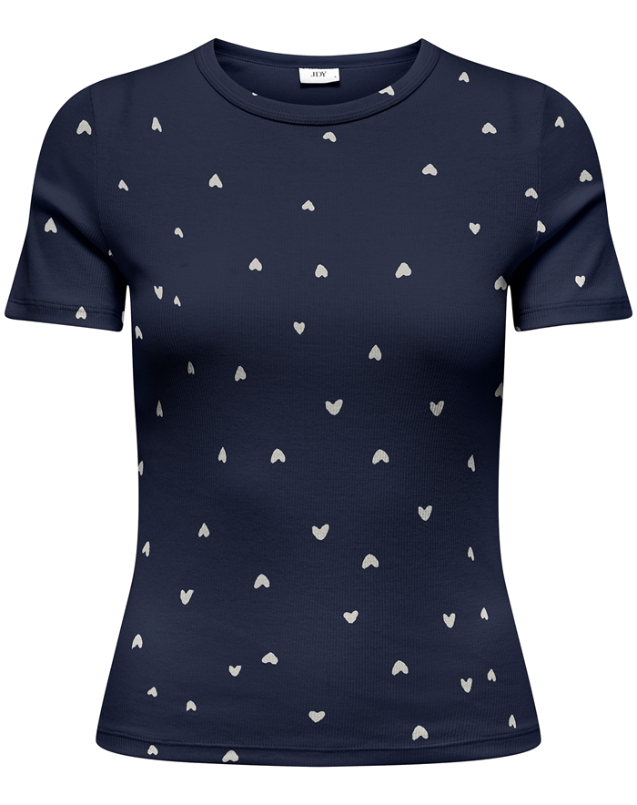 JDY - JDYLucky O-Neck T-Shirt - Black Iris